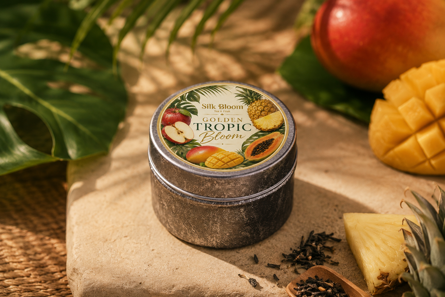 golden tropic bloom tin golden tropic bloom tin