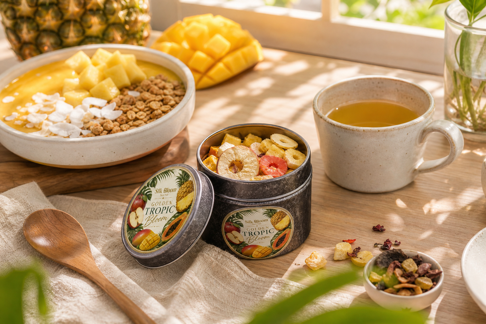 golden tropic bloom tin golden tropic bloom tin