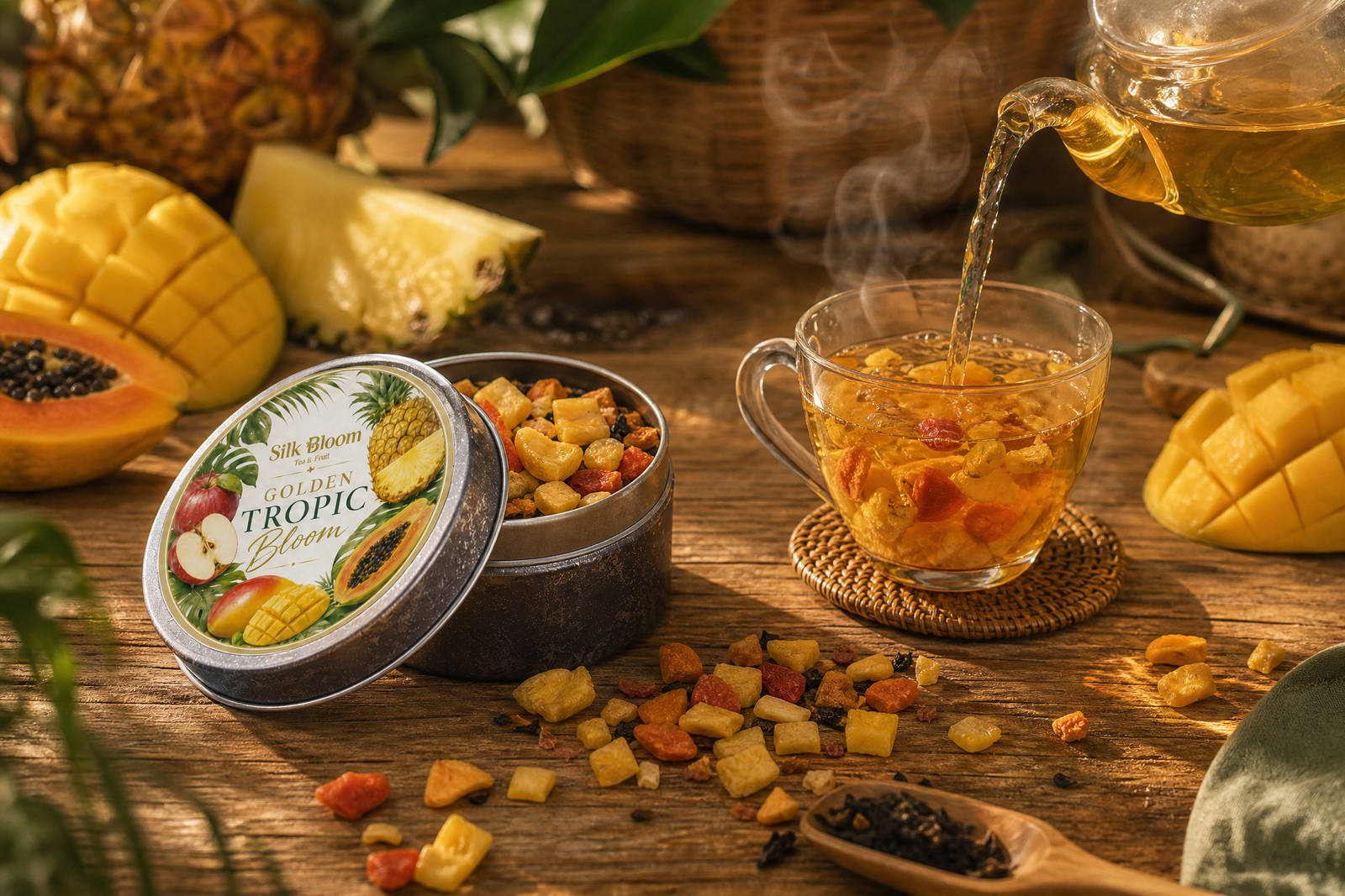 golden tropic bloom tin golden tropic bloom tin