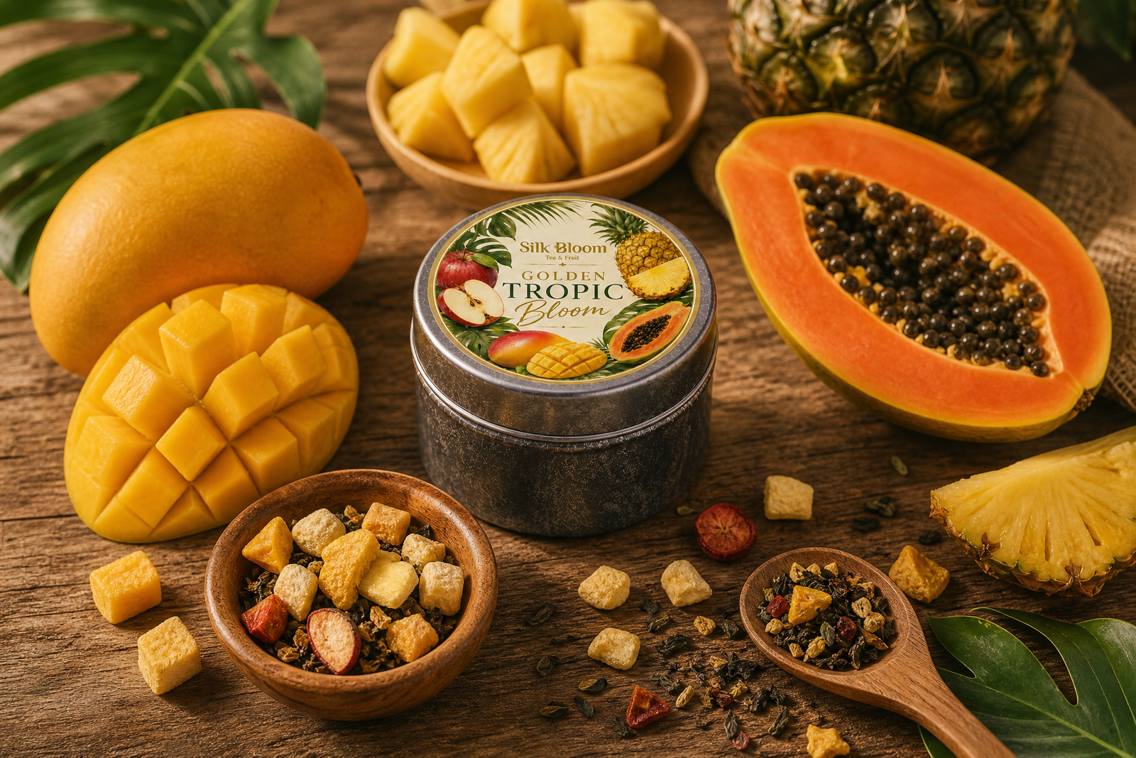 golden tropic bloom tin golden tropic bloom tin